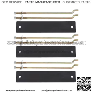 Fit for 81-13 Club Car DS Golf Cart Battery Hold Down Retainer Plate Rod Kit New