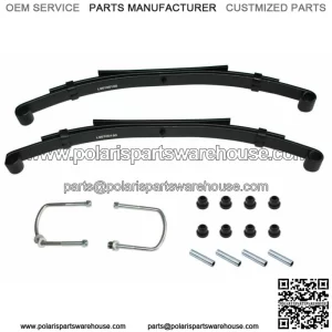 For Club Car DS Golf Cart Rear Heavy Duty Springs Kit Bushings & Sleeves Pair2