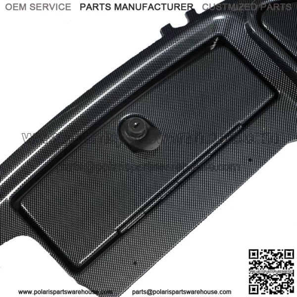 Carbon Fiber Dash with Locking Doors 2008.5 + For Club Car Precedent Golf Cart - Image 4