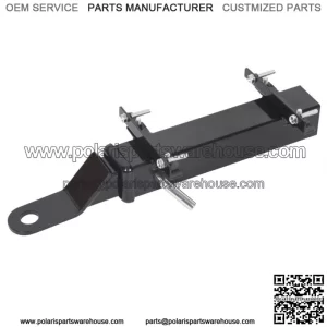 For Club Car Ezgo Yamaha Black Golf Cart Trailer Hitch Fits on Backseat Footrest
