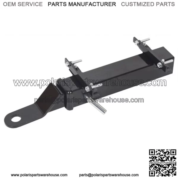 For Club Car Ezgo Yamaha Black Golf Cart Trailer Hitch Fits on Backseat Footrest