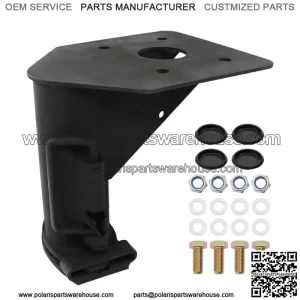 12" Fifth (5th) Wheel Camper RV Trailer Adapter Hitch to Gooseneck Ball Black