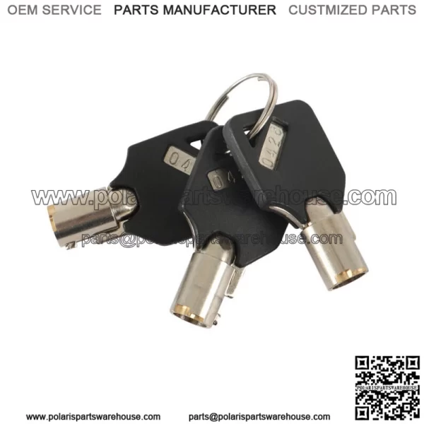 Steel Ball and Ring Hitch Lock Electro-Plated and Powder Coated Finish Red - Image 2