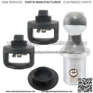 For Ford F250 F350 F450 Silver 30137 Gooseneck Trailer Hitch Accessory Kit