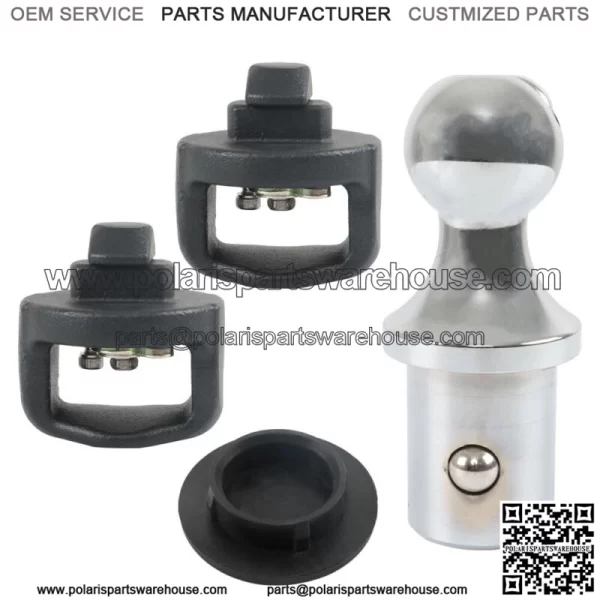 For Ford F250 F350 F450 Silver 30137 Gooseneck Trailer Hitch Accessory Kit