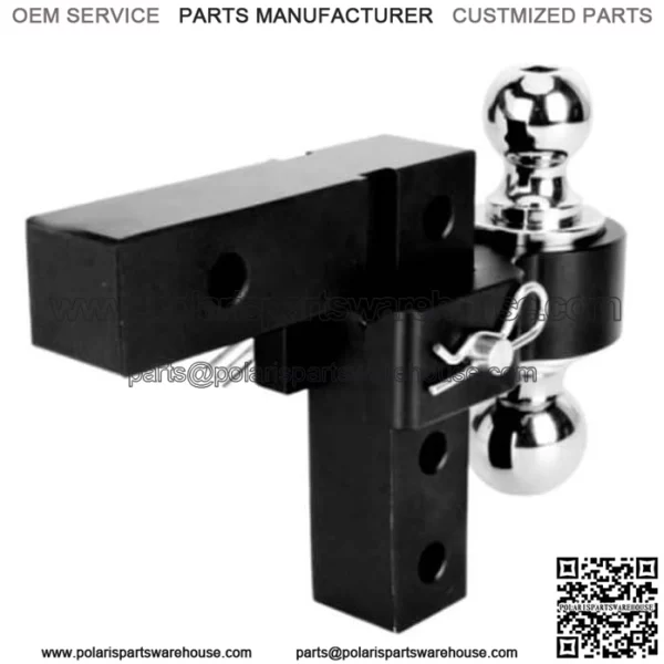 6-inch trailer hook 2"*2-5/16" with double lock #black - Image 4
