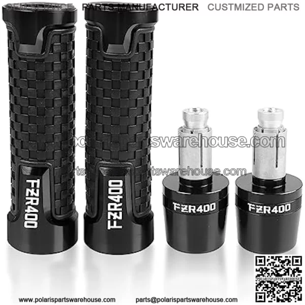 7/8" 22mm for Y&AMAHA FZR400 1988 1989 1990 2001 2009 2015 2019 FZR 400 Motorcycle Anti-Skid Handles Grips Grips Handlebar Cap