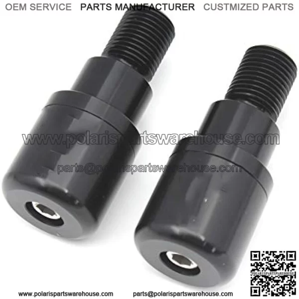 Bar Ends, Bar End Caps, with Hex Key Compatible with Yamaha MT-07 MT-09 MT-10 XSR700 CNC Aluminum Black - Image 4