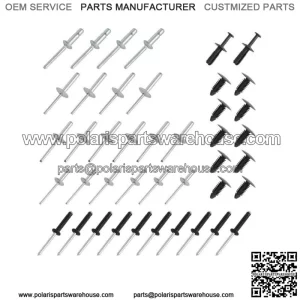Complete Body Rivet Kit For EZGO TXT 1994-up Golf Cart Gas and Electric 42PCS