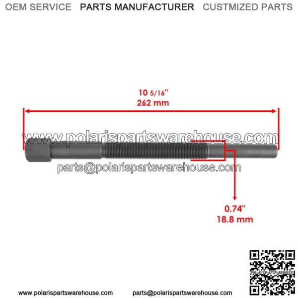 Primary Drive Clutch Puller Tool for Polaris Sportsman 800 2007 1322522 For: Polaris Sportsman 800 - Image 2