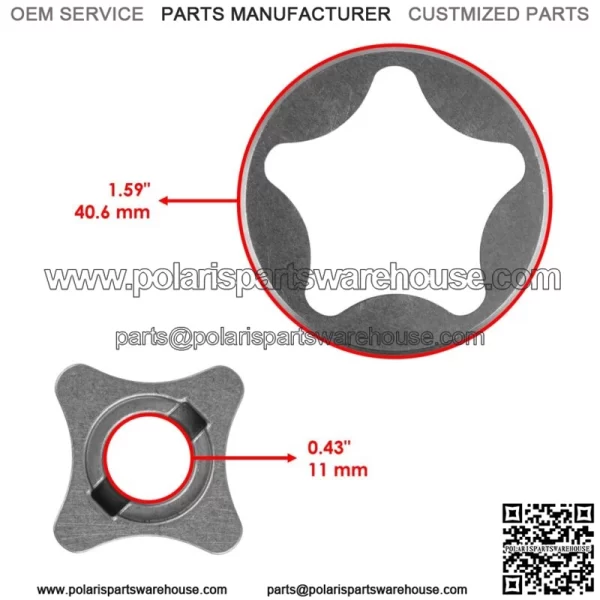 Gerotor Assembly For Polaris 1204293 New ATV / UTV For: Polaris Sportsman 570 - Image 2