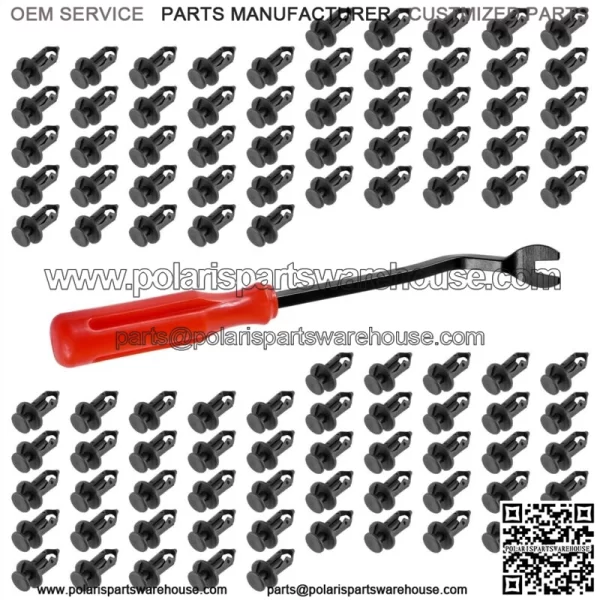 100 Fender Rivet Clip Tool for Polaris Sportsman 500 / Sportsman 570 800 7661855 For: Polaris Sportsman 570