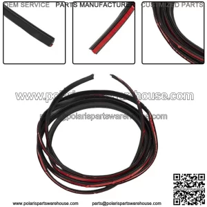 Sealing Strip 5MM*7MM Attachment Car Auto Parts Double-Sided Dustproof (For: More than one vehicle)