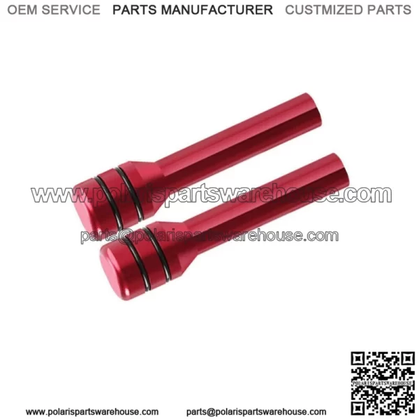 4Pcs Red Universal Car Interior Parts Door Locking Lock Knob Pull Pins Cover (For: Ford F-150)