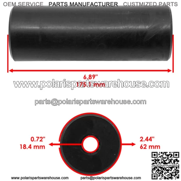 Deck Wheel Roller & Pin For John Deere 445 455 90 96 F510 F525 - Image 2