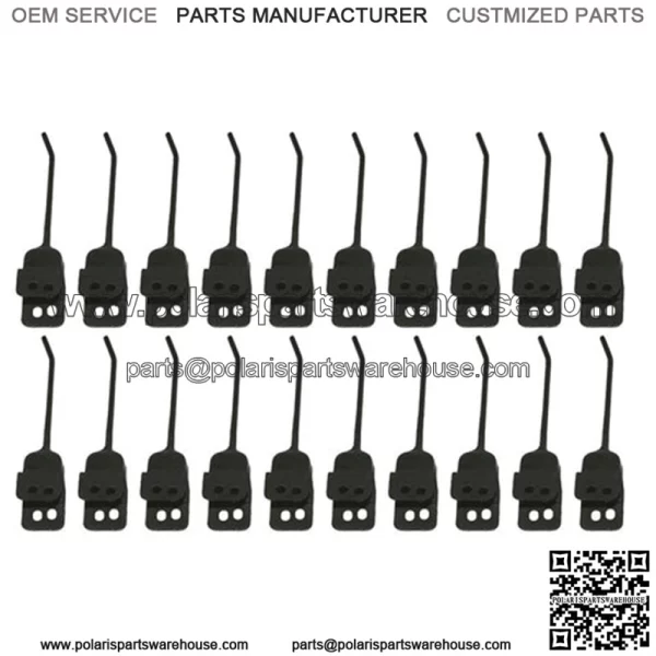 20 Pc. Left Hand Rubber Rake Teeth Set Fits New Holland 216 258 259 850613 65668