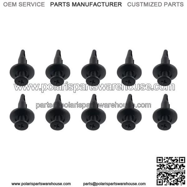 Fit For Yamaha Viking EPS/VIEPS/Ranch Edition 6mm Plastic Fender Rivets Clip Pin (Fits: Yamaha Rhino 660)