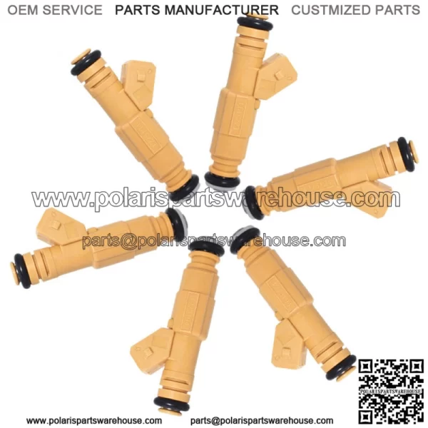 Fit For Jeep Grand Cherokee Wrangler Cherokee 4.0L 6 Pcs Fuel Injectors FJ583
