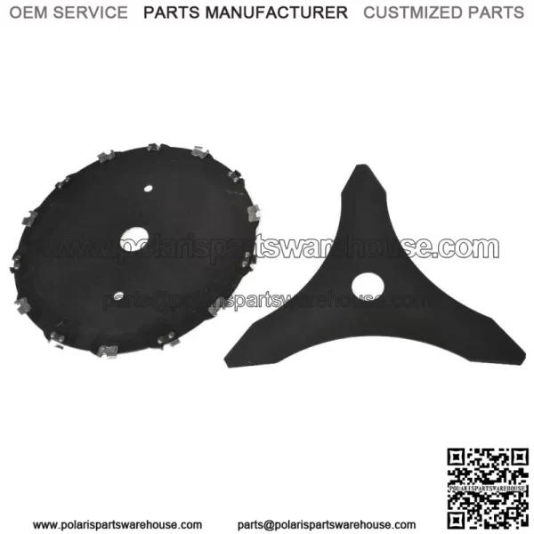 Trimmer Head 10 Inch & Chainsaw Tooth 9 Inch Steel Fits For Grass Brush Cutter