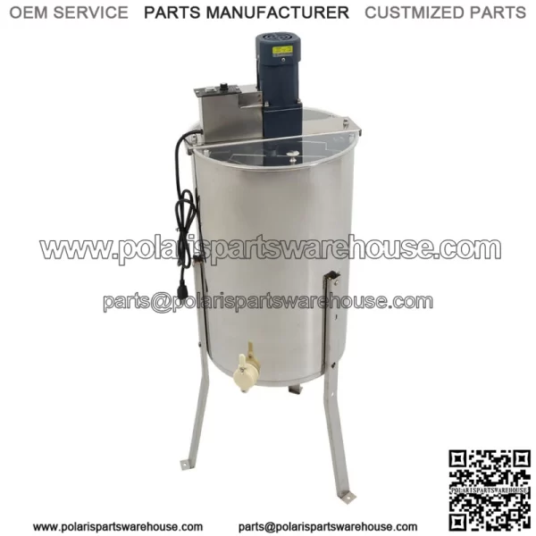 Electric Honey Extractor Stainless Steel Power Beekeeping Extractor 2/4 Frames - Image 2