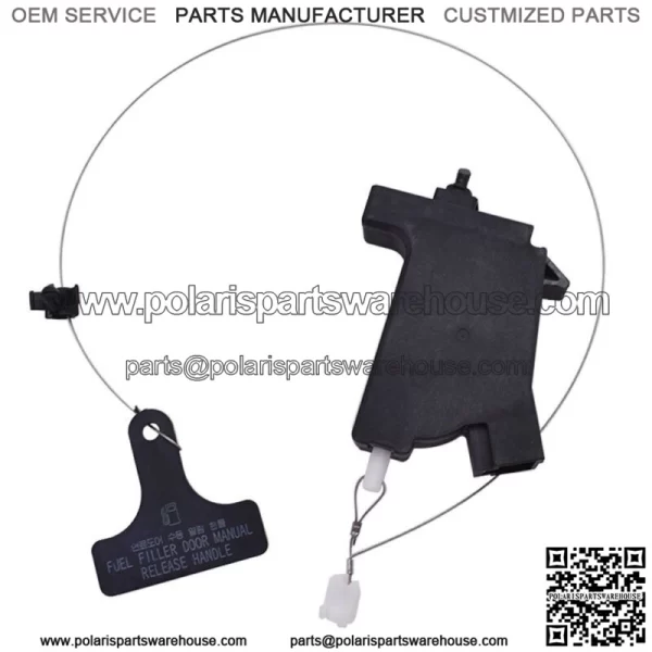Fuel Gas Filler Door Lock Release Actuator Handle Opener for Santa Fe 2013-2018 - Image 3