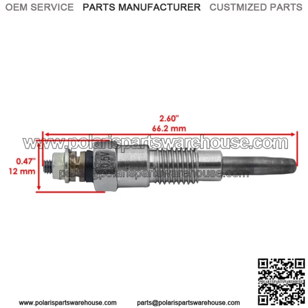 Glow Plug For Kubota KH170 KH28 KH60 KH90 Excavator L2050DT L2050F - Image 2