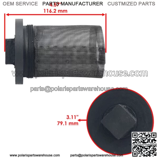 Oil Pan Plug & Screen w/ Gasket For Ford 1801 1811 1821 1841 1871 1881 2030 2130 - Image 2