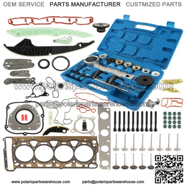 For 2008-15 VW GTI Jetta Audi A4 2.0 TFSI Engine Timing Chain Tool Kit Gaskets