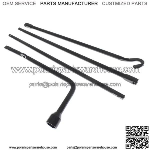 Spare Tire Lug Wrench Tool Kit w/Bag fit for 2005-2017 Toyota Tacoma Pickup 2.7L - Image 2