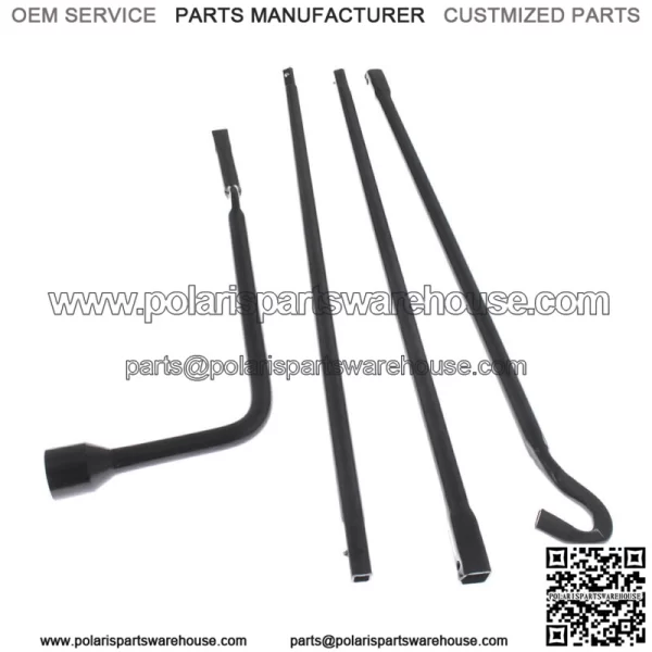 Spare Tire Lug Wrench Tool Kit w/Bag fit for 2005-2017 Toyota Tacoma Pickup 2.7L - Image 3