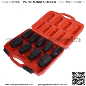 Deep Impact Socket Set 1/2" Drive Metric Axle Hub Nut Socket 29-38mm