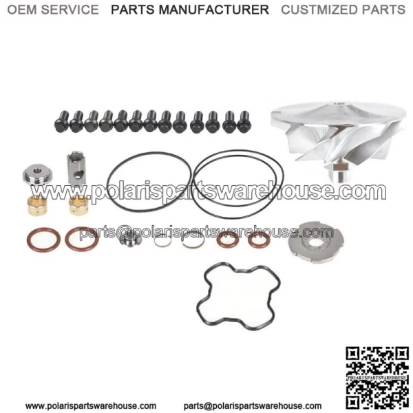 For Ford Powerstroke 7.3 GTP38/TP38 9+0 Billet Compressor Wheel Rebuild Kit - Image 2