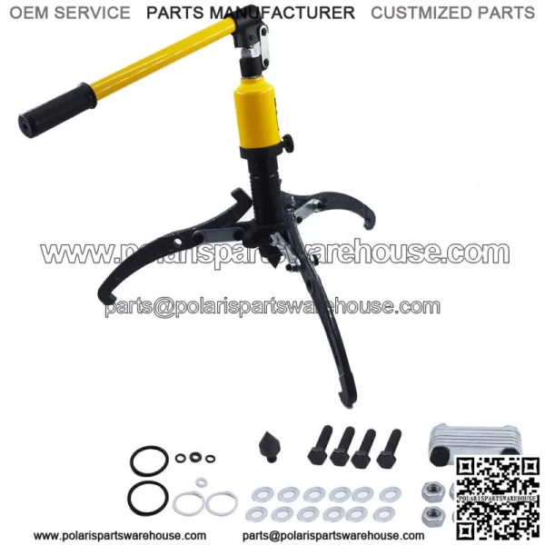 5 Ton Hydraulic Gear Puller Pulling 3in1 Pumps Oil Tube Drawing Machine Garage - Image 2