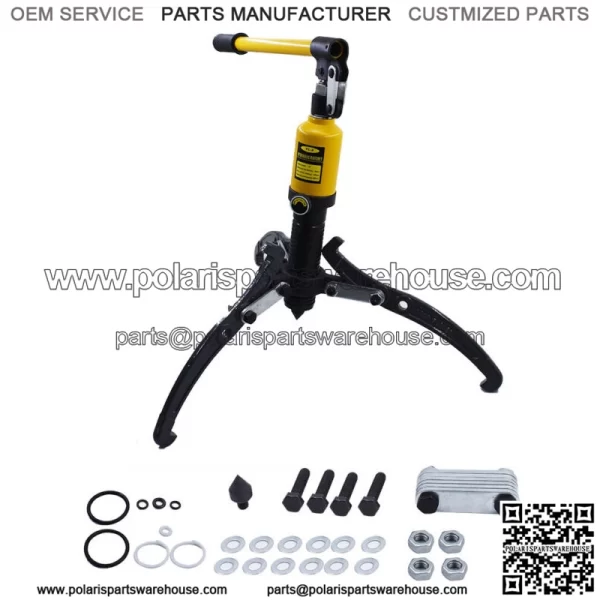 5 Ton Hydraulic Gear Puller Pulling 3in1 Pumps Oil Tube Drawing Machine Garage - Image 4