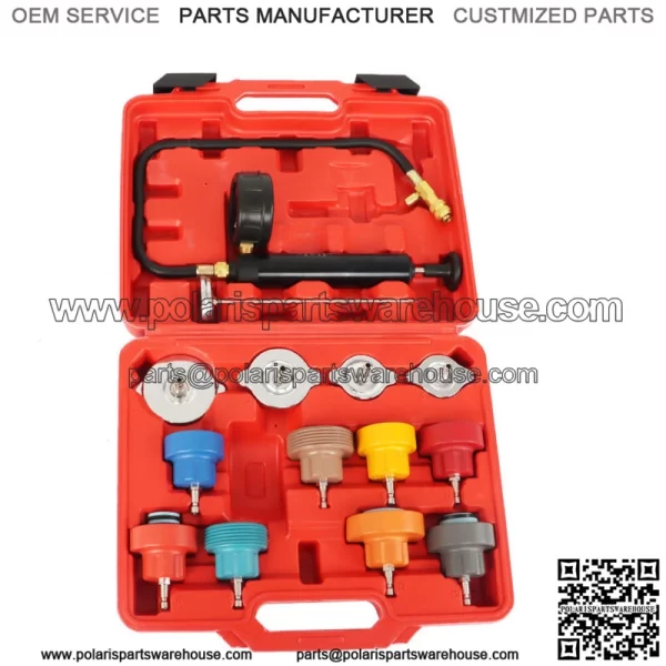 Coolant Radiator Pressure Tester & Cooling System Detector Kit Universal
