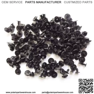 Fit For Honda Accord 100Pcs 8mm Hole Nylon Rivet Fastener Bumper Push Type Clips