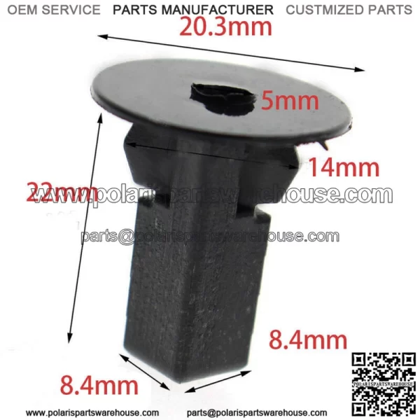 For Toyota Car Fastener Clips Bumper Inner Fender Rivets Push 8x8.2mm 100 Pcs ??2 - Image 3
