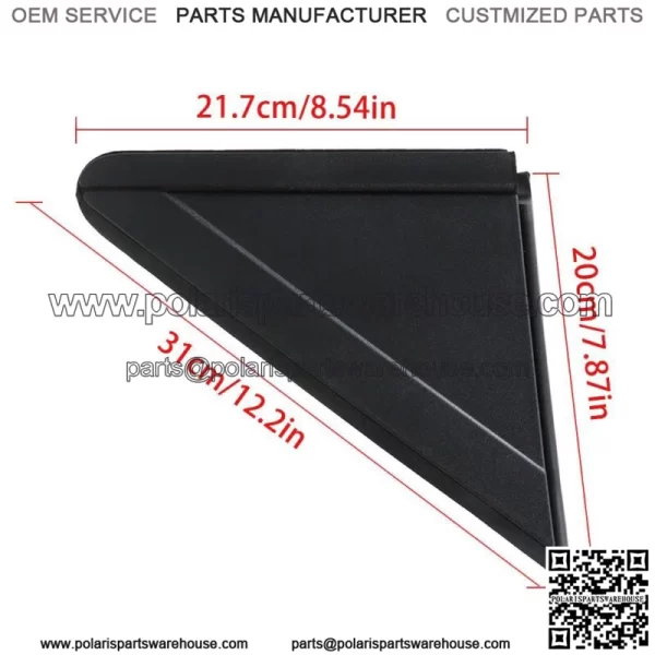 Passenger R/H Mirror Flag Applique For 2008-2020 Grand Caravan Town & Country - Image 2
