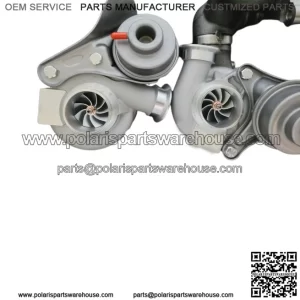 NEW Design GTX 9 Blades High Flow TD04 17T N54 BMW 335i Twin Turbocharger