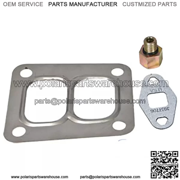J536309 Turbo Charger with Mounting Gaskets Fits Case-IH 7150 7250 8950 2155 - Image 3