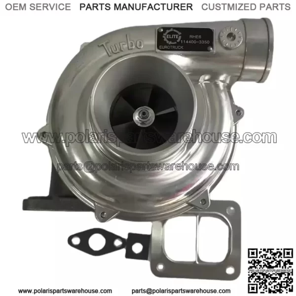 Turbo RHE61 Turbocharger 114400-3350 for Isuzu Hino 6BG1TQJ Hitachi EX450-5 - Image 2