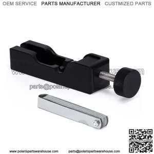 Spark plug gap adjustment tool with feeler gauge #black