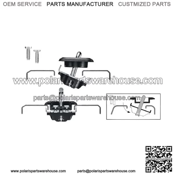95-18 Dodge RAM Lock 2 Pack #Black - Image 2