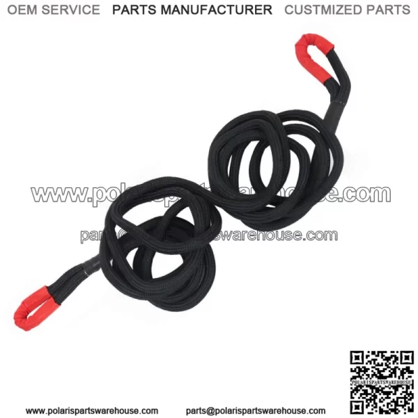 1" ?? 30ft Kinetic Recovery Rope Towing Rope W/2 D Ring Shackles 41500 LBS - Image 3