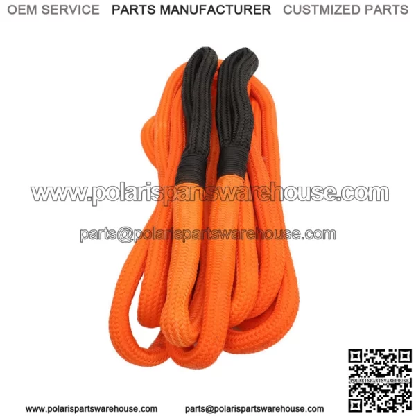 1inx30ft Orange Recovery Kinetic Energy Tow Rope Snatch Strap 30000 LBS - Image 3