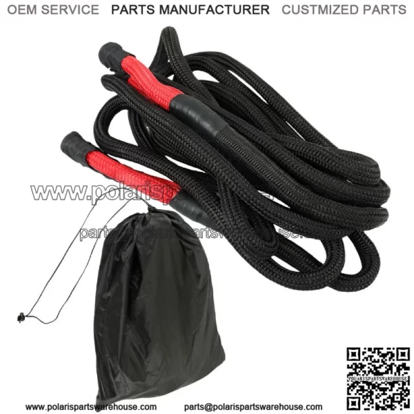28660 LBS 7/8" x 30ft Kinetic Energy Truck Tow Recovery Rope Snatch Strap - Image 3
