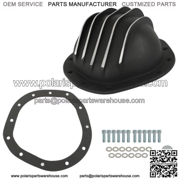 For GM Chevy C10 8.75" Truck Aluminum Differential Rear Balck End Cover 12 Bolt