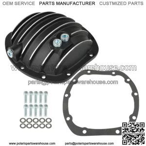 For Jeep Dana 25 27 30 10-Bolt Differential Cover with Gasket & Drain Plug Rear