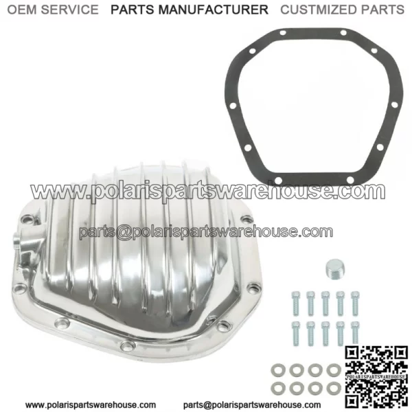 For GM Ford Dodge Dana 60 10 Bolt  Front Polished Differential Cover