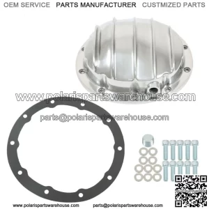 For GM 10 Bolt Cast Aluminum Differential Cover 8.5" & 8.6" Ring Gear Diff Cover